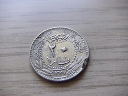 20 Para 1909  Oszmán Birodalom   V Mehmed Szultán 1909 - 1918
