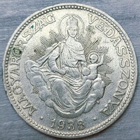 Ezüst 2 Pengő 1938