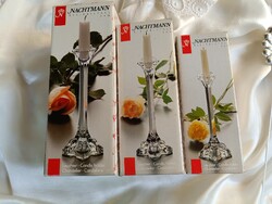 Nachtmann kristály gyertyatarók dobozukban