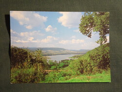 Képeslap,Dunakanyar,Visegrád,Duna part látkép,részlet, 1985-