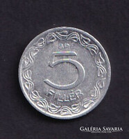 5 fillér 1962 BP.