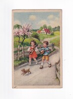 ÁK:92 Állatok-humor-gyerekek üdvözlő képeslap