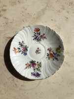 Óherendi kézzel festett porcelán kávés csészealj