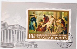 Magyarország emlékbélyeg blokk 1968