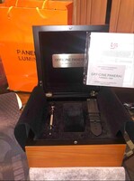 Panerai eredeti óra díszdoboz,certifikációval,SAJÁT FOTÓK