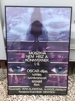Régi Plakát ! Moszkva nem hisz a könnyeknek.