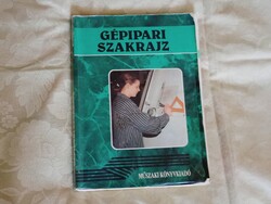 Könyv 005 - Gépipari szakrajz - retro