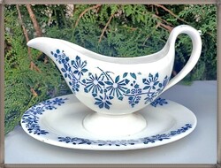 Antik Villeroy & Boch porcelán porcelánfajansz szószos kiöntő