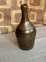 Lenk Austria sárgaréz váza/palack 18cm