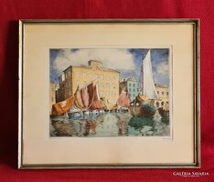 Gimes Lajos (1886 - 1945) : Vitorlások
