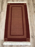 Indiai KILIM (Kelim) - Kézi szövésű gyapjú szőnyeg, 73 x 150 cm