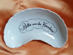 Régi német csontos tányér 45.