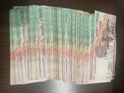 1956os 500 forint-os bankjegyek