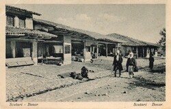 Képeslap: Albánia, Scutari.