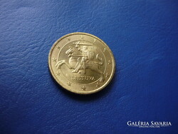 LITVÁNIA 50 EURO CENT 2015 UNC! RITKA! LÓ!