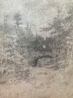 Osztrák festő vázlatfüzetéből--1890-es évek.