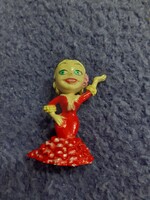 Ceruza dísz RETRO lányos játék spanyol flamenco táncosnő