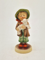 Hummel figura 68 2/0 TMK5 kisfiú báránnyal lost sheep 11.5cm
