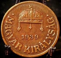 Magyarország 1 fillér, 1939 A04D2
