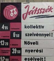 TOTO KULCS! Kinyitható füzetecske  JÁTSZÉK