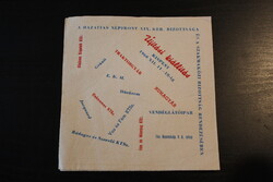 Retró ipartörténeti szalvéta – 1960-as évek