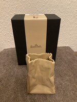 Rosenthal papírtasak formájú váza új állapotban
