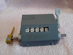 2504/13 Régi mechanikus számláló eszköz - bálaszámláló