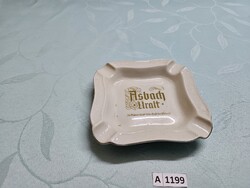 A1199 Asbach Uralt H&Co Selb Bavaria Heinrich porcelán hamutartó 14 cm