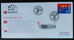 FF5057a / 2011 Vasas Sport Club bélyeg FDC-n ajánlott  levélen