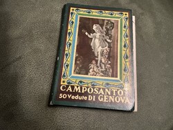 Képeslap,leporello,Genova műemlékei