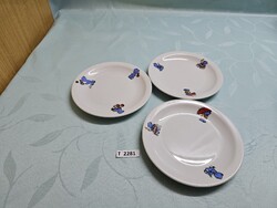 T2281 Lubjana gyerek maci mintás kistányér 3 db 17 cm