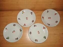 Alföldi porcelán zöldség mintás kistányér - 4 db egyben - átm. 16,5 cm