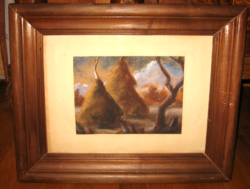 NAGYBÁNYAI SZÉNABOGLYÁK GARANTÁLTAN EREDETI CSODASZÉP SZTELEK NORBERT / 1884-1956 / KÉP