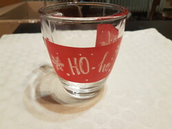 Ho-ho-ho felíratú Üvegbögre Új