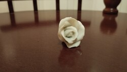 Mini Herendi porcelán rózsa antik