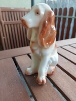 Spániel kutya porcelán