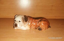 Orosz porcelán kutya figura - 21 cm hosszú (po-2)