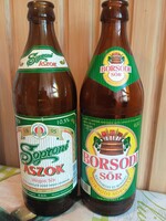 Borsodi,Soproni sörösüvegek