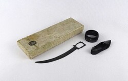 1V558 Régi 3 darabos Solingen íróasztali kellék szett eredeti dobozában