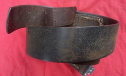 Világháborús Eredeti Német Wehrmacht SS Bőr Öv, Derékszíj