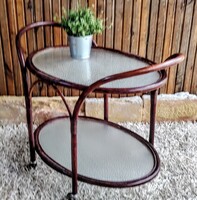Mid century Thronett stílusú zsurkocsi ALKUDHATÓ