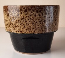Vintage Zsolnay pirogránit kaspó, virágtartó II.