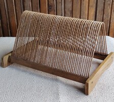 Mid century design lemeztartó újságtartó ALKUDHATÓ
