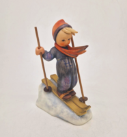 Hummel Goebel figura TMK3 59 síelő kisfiú 13cm