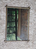 Régi réz fali tükör ALKUDHATÓ