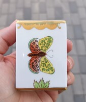 Herendi Viktória mintás Jubileumi pecsétes gyufatartó