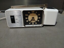 RETRO ébresztő óra teleszkópos olvasólámpával