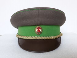 Határőr tiszti tányérsapka a Kádár korból