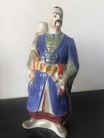 Ukrán Porcelán italos butella 28cm.