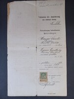 Tulajdonjog bekebelezési kérvény csanádi lakosoknak, kelt Nagylakon Királyi Járásbíróságon 1901-ben